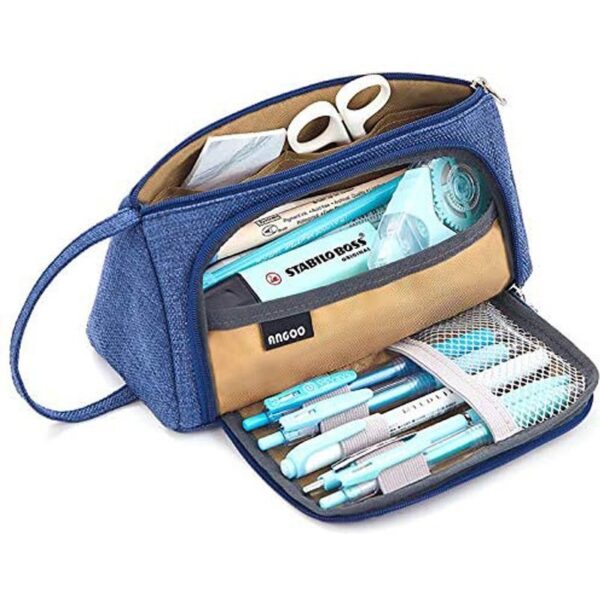 EASTHILL Large Capacity Pencil Case Multi-Slot Pen Bag