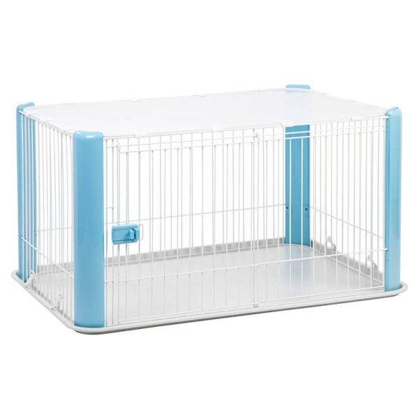 IRIS Wire Dog Crate with Mesh Roof