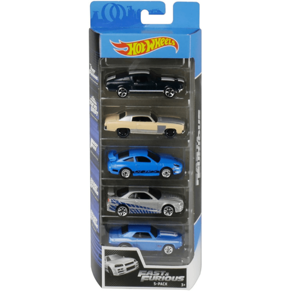 Hot Wheels Fast & Furious 5-Pack 1:64 Scale Vehicles Instant Collection - Image 2