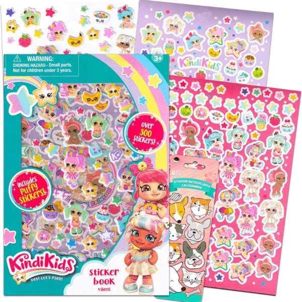 Girl Kindi Kids Doll Sticker Set Kindi Kids Party Supplies Bundle