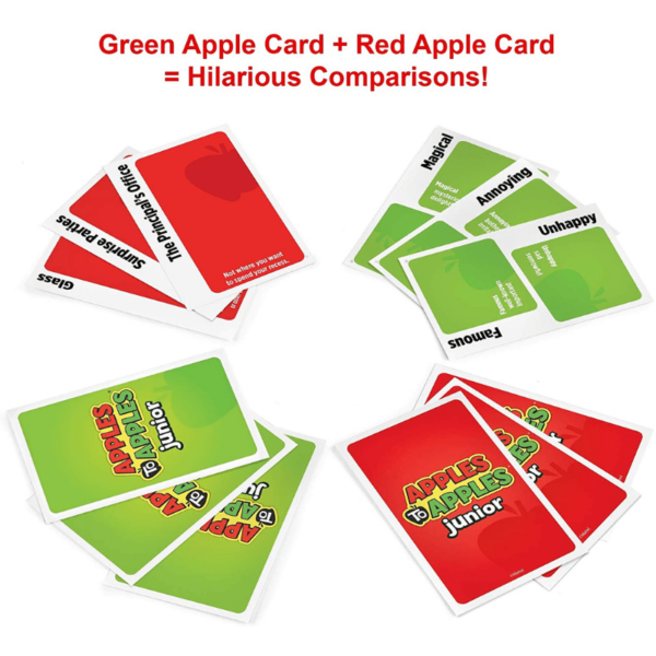 Mattel Games Apples to Apples Junior - The Game of Crazy Comparisons - Image 2