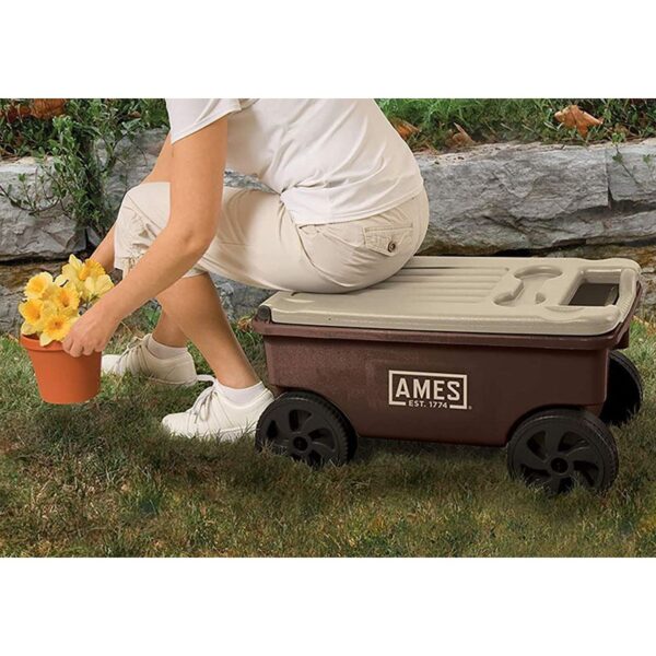 AMES 1123047100 Buddy Lawn and Garden Cart, 2-Cubic Foot Capacity - Image 2