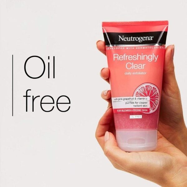 Neutrogena Refreshingly Clear Daily Exfoliator, 150ml - Image 2