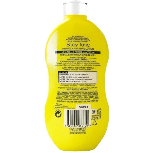 Garnier Body Tonic Firming Body Lotion, 400ml - Image 2