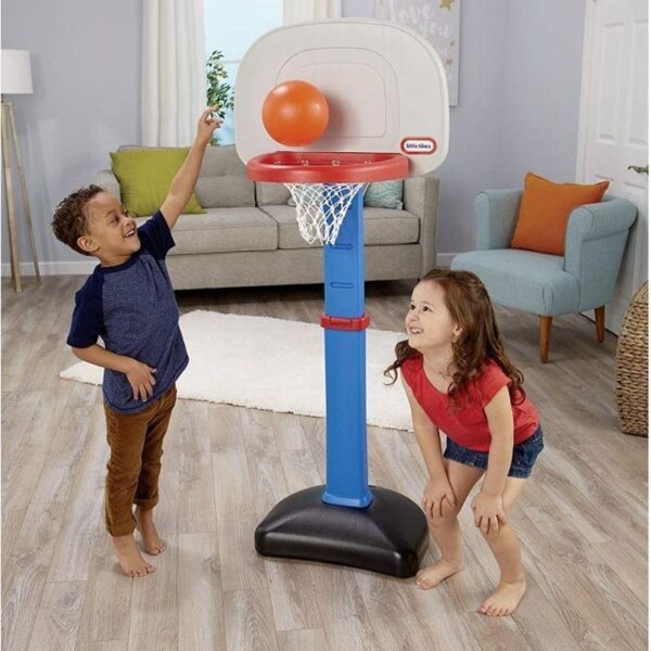 Little Tikes Easy Score Basketball Set, Blue, 3 Balls - Image 2