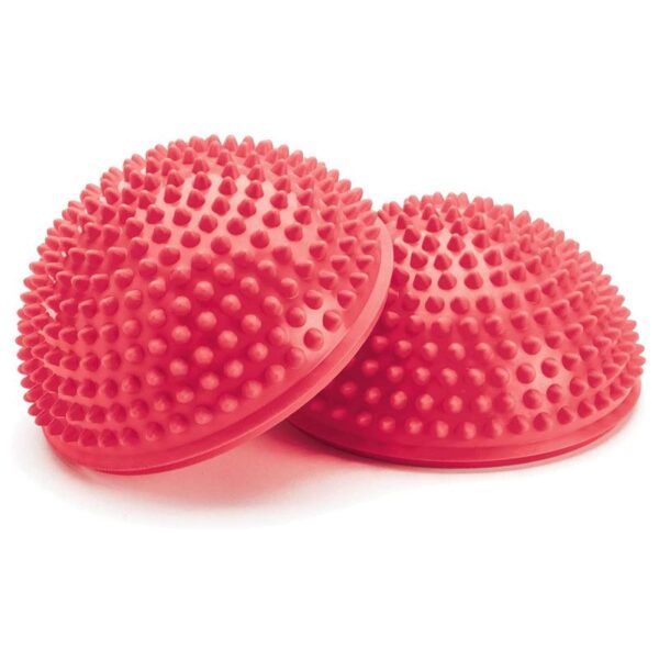 Merrithew Balance & Therapy Dome, Pair (Red), 6.5 inch / 16.5 cm Each